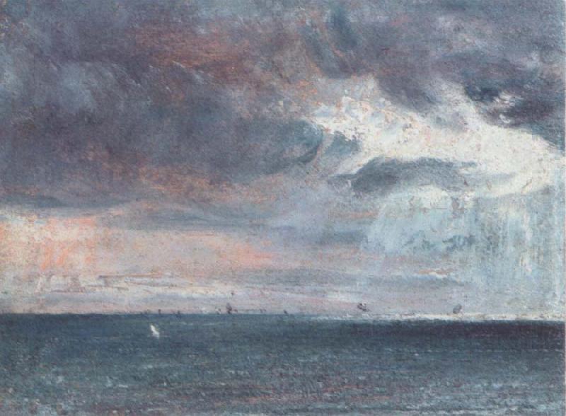 John Constable A storm off the coast of Brighton china oil painting image